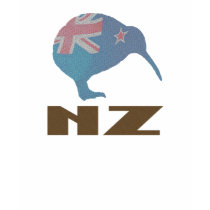 New Zealand Modern Kiwi Long Sleeve Womens Shirt