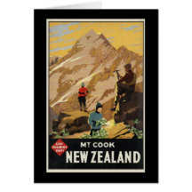 New Zealand Mount Cook Greeting Card