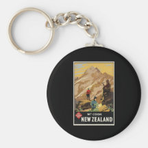 New Zealand Mount Cook Key Chains