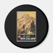 New Zealand Mount Cook Magnets