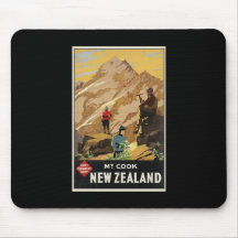 New Zealand Mount Cook Mouse Pad