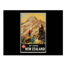 New Zealand Mount Cook Postcards