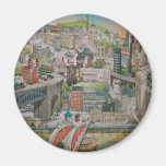 Newcastle upon Tyne through the Years Magnet