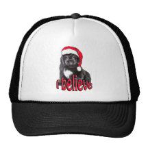 Newf puppy Christmas Mesh Hats