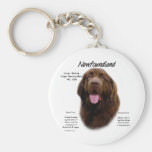 Newfoundland (Brown) History Design Key Chain
