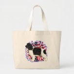Newfoundland (landseer) Patriot Canvas Bag