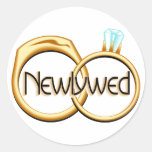 Newlywed Rings Stickers