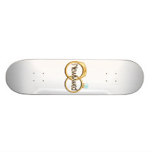 Newlyweds Wedding Rings Skate Deck