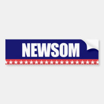 Newsom for Governor bumper stickers