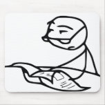 Newspaper Guy Mouse Pad