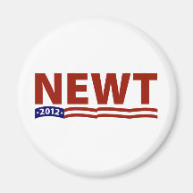 Newt 2012 refrigerator magnet