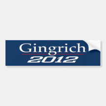 Newt Gingrich 2012 (v100) Bumper Sticker