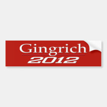 Newt Gingrich 2012 (v100) Bumper Stickers