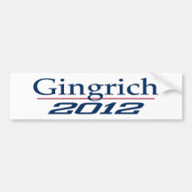Newt Gingrich 2012 (v100) Bumper Stickers