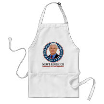 Newt Gingrich Conservative for President Apron