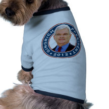 Newt Gingrich Conservative for President Dog Clothes