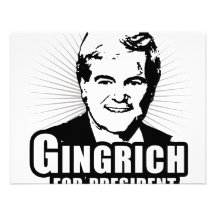 Newt Gingrich for President Custom Invite