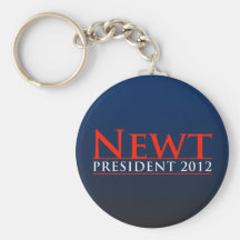 Newt President 2012 Keychains