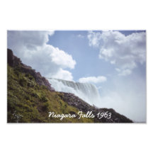 Niagara Falls 1963 From Below Photographic Print