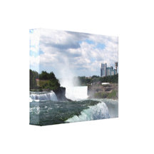 Niagara Falls: American & Horseshoe Falls Stretched Canvas Print
