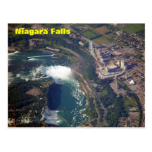 Niagara Falls From Above Postcard