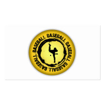 Nice Baseball Seal Business Cards