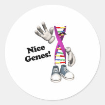 Nice Genes Funny DNA Stickers