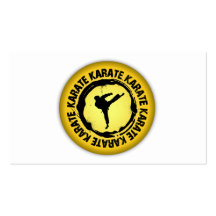 Nice Karate Seal Business Cards