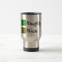 Nice Not Naughty Christmas Coffee Mug