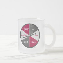 NICE or Naughty frosted mug