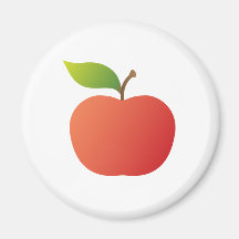 Nice red apple magnet