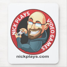 Nick Plays Video Games Mousepad