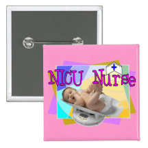 NICU Nurse Gifts Pinback Button