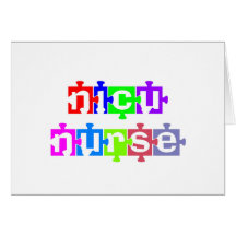NICU NURSE PUZZLE PIECE GREETING CARDS