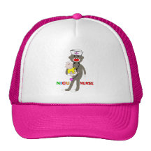 NICU Nurse Sock Monkey Gifts Trucker Hat