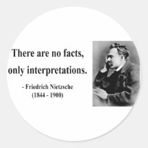 Nietzsche Quote 9b Round Sticker