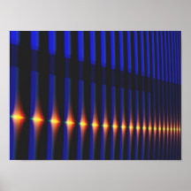Night Bridge Abstract Art Posters