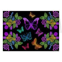 Night of the Butterflies Card
