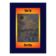 Night of the Dead Halloween Invitation
