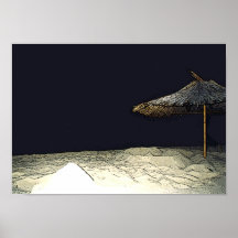 Night Parasol Posters