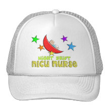 Night Shift NICU NURSE Gifts Trucker Hats