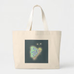 Night Star Butterfly Canvas Bag