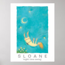 night time swing poster