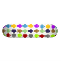 Nine Bug Droids (Android Multiple Colours Humour) Skate Decks
