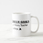 Ninja Career Goals - History Teacher Mugs