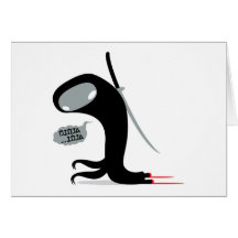 Ninja Inja Greeting Card