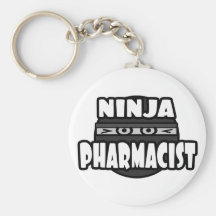 Ninja Pharmacist Keychain