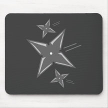 Ninja Stars Mouse Mat