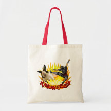 Ninja vs. Bunny Canvas Bag
