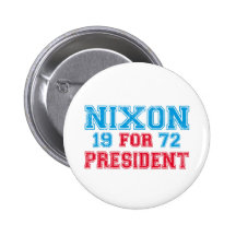 Nixon 1972 election pinback button